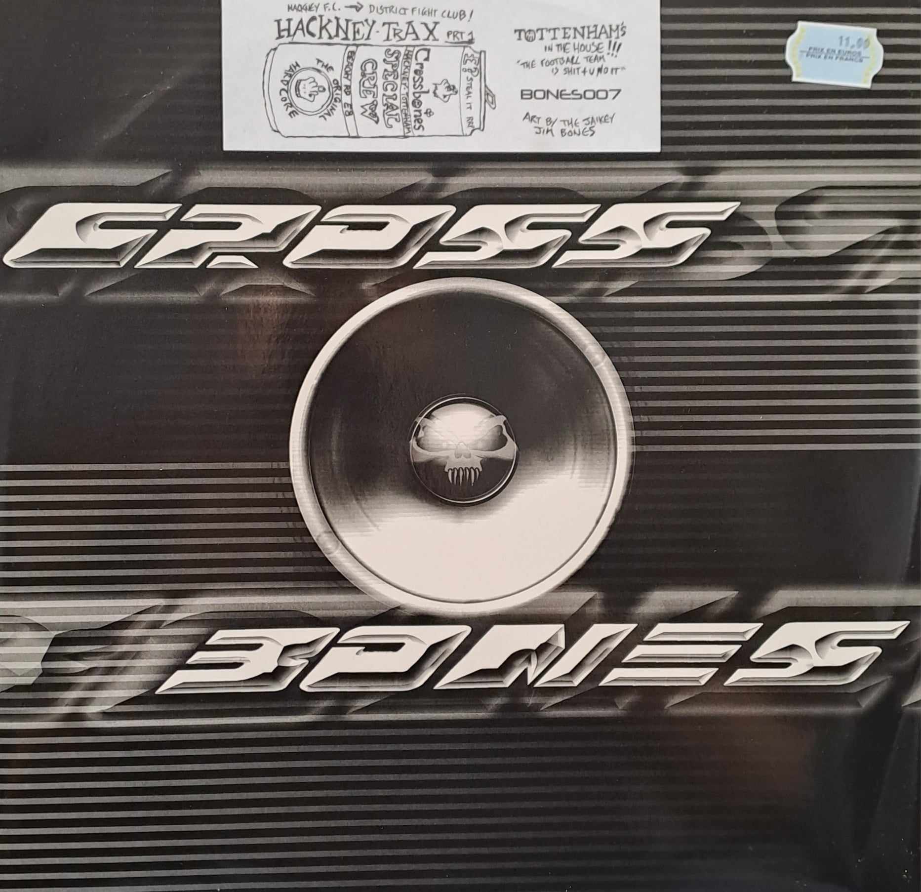 Crossbones 007 (une seule copie) - vinyle gabber